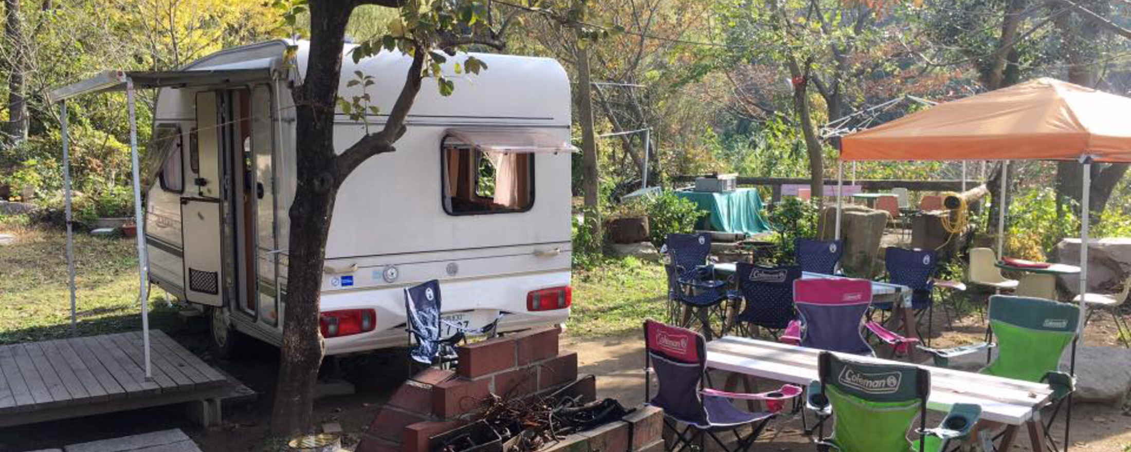 キャンピングカー・デッキ席