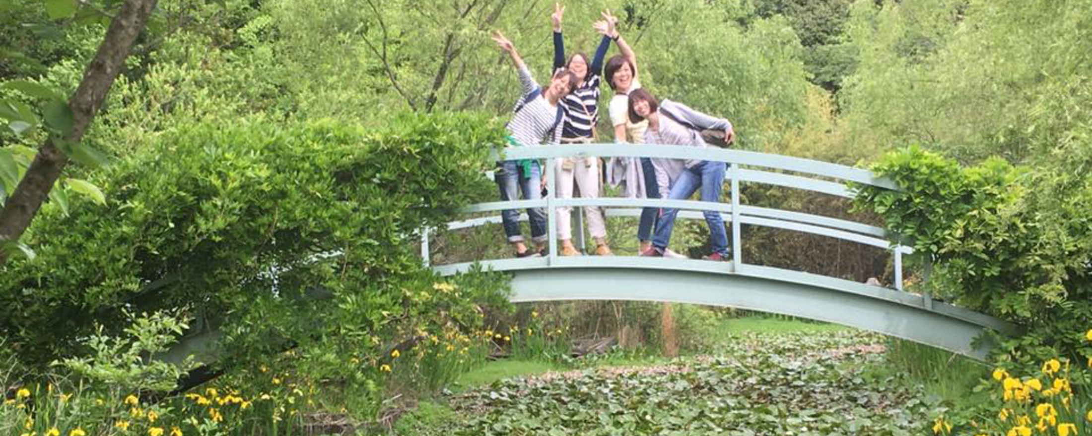 モネの池にある橋